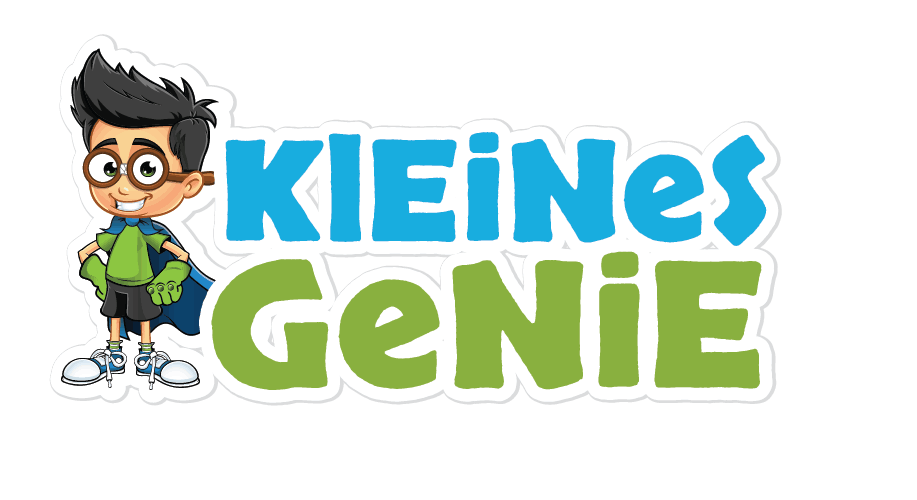 Kleines Genie mit Abakus - Logo